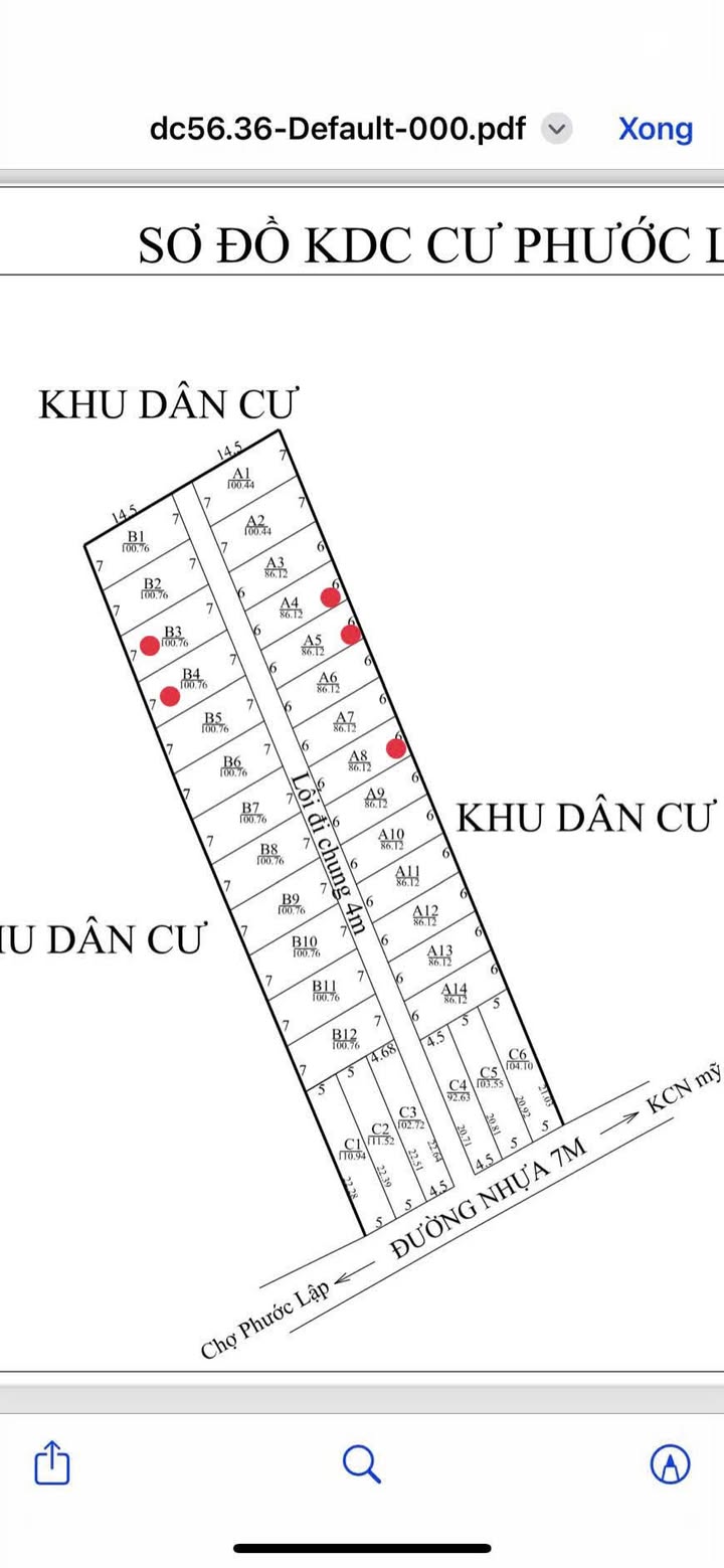 Đất nền Mỹ Xuân Phú Mỹ 101.5m² giá 399 triệu - Cơ hội vàng cho người đầu tư!