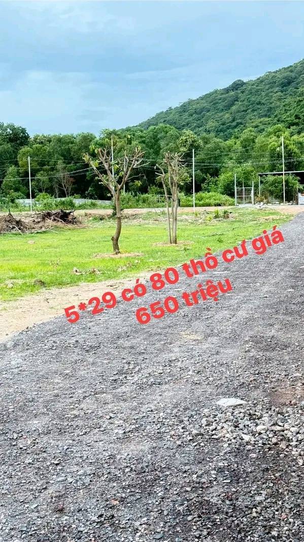 Đất thổ cư F0 An Ngãi - Long Điền 80m² giá chỉ 650 triệu - Đường ô tô vào tận nơi!