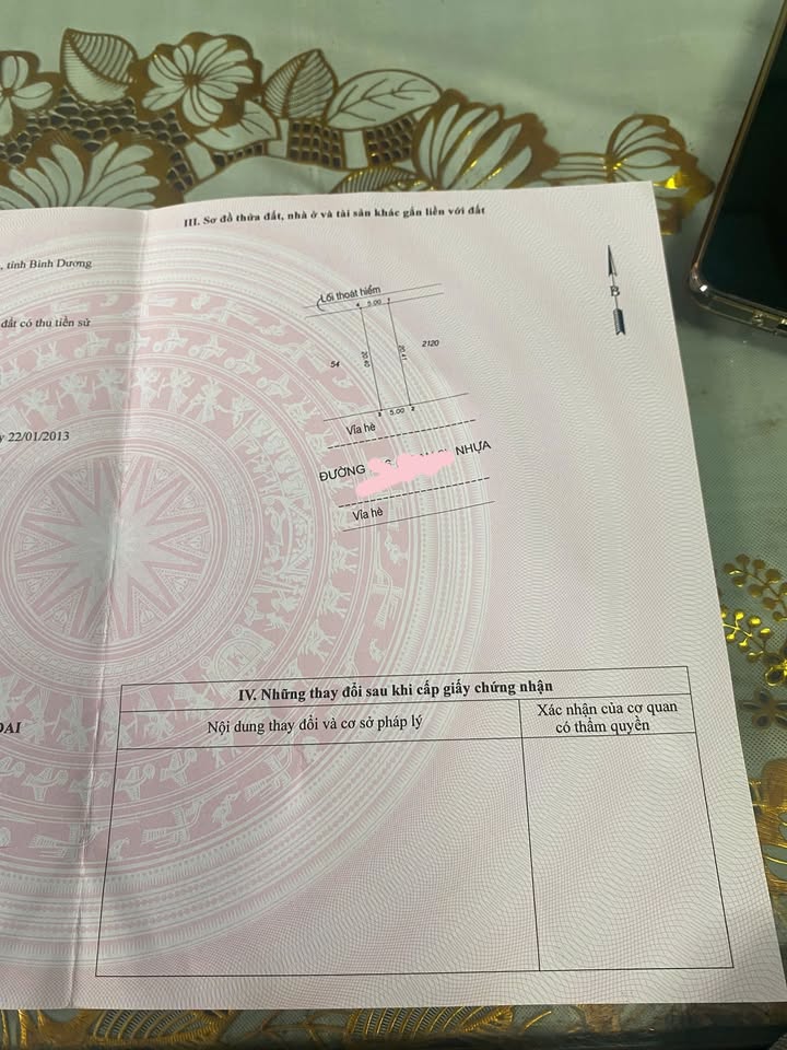 Đất thổ cư Tân Đông Hiệp, Dĩ An 102m² giá 3.6 tỷ - Cơ hội đầu tư hấp dẫn!