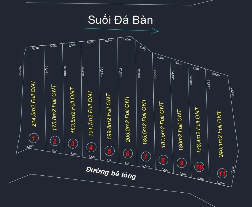 Đất nền thổ cư Ninh Sơn 208m² chỉ 2.2 triệu/m² - Đầu tư an toàn, pháp lý chuẩn!