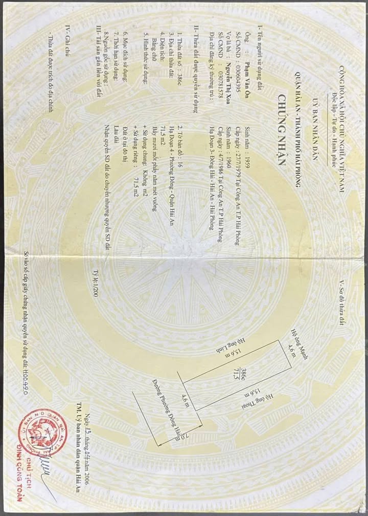 Đất nền mặt đường Hạ Đoạn Hải An 90m² giá 3.42 tỷ - Cơ hội đầu tư hiếm có!