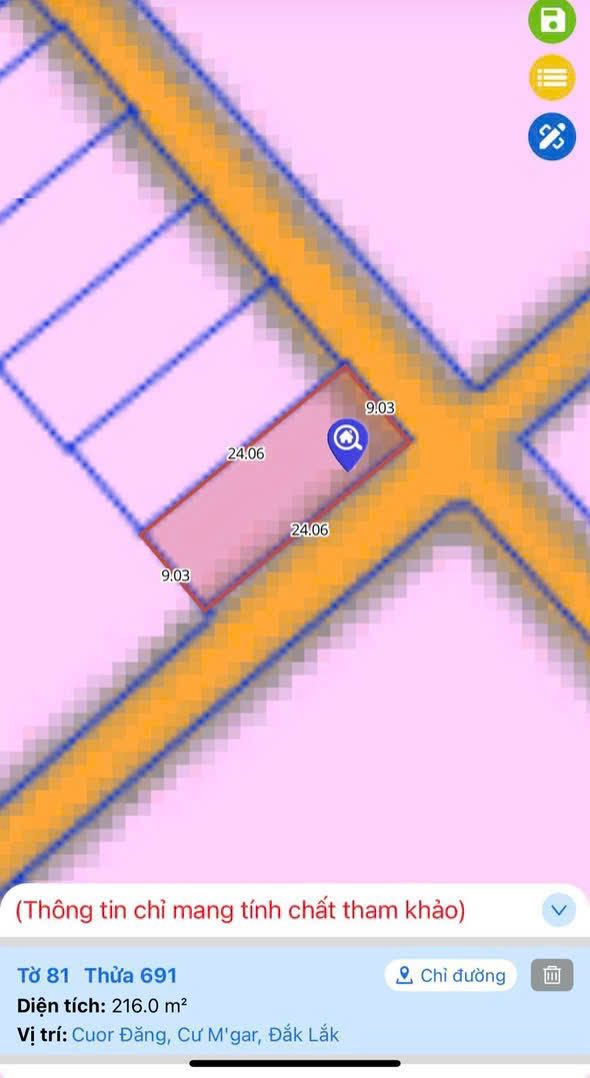 Đất góc 2 mặt tiền Cuôr Đăng 216m² giá 990 triệu - Đầu tư sinh lời ngay!