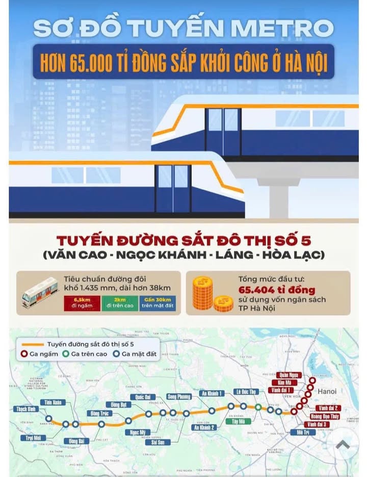 Đất nền Quốc Oai 111m² giá 5 tỷ - Đón sóng tuyến Metro số 5!