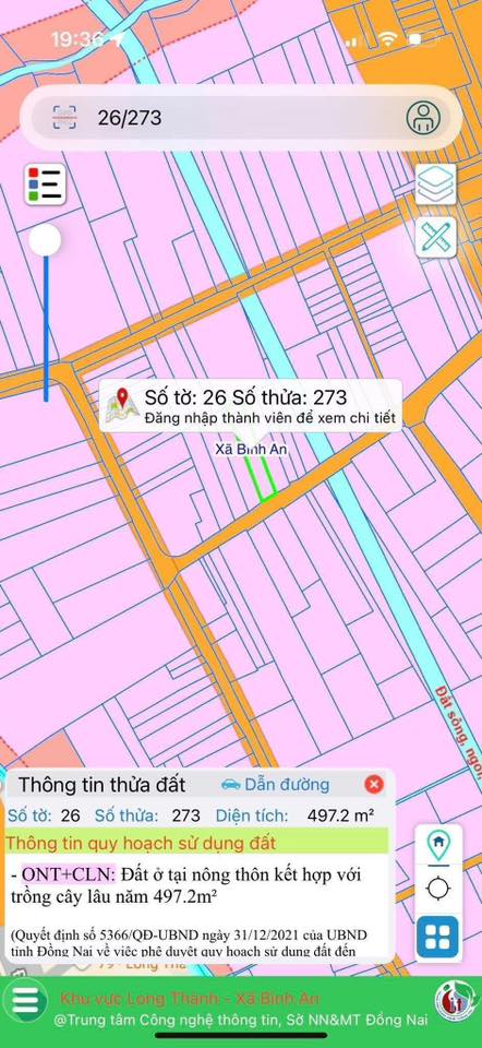 Đất nền mặt tiền Võ Thị Sáu, xã Bình An, 494.55m² giá 5 tỷ - Cơ hội đầu tư tuyệt vời!