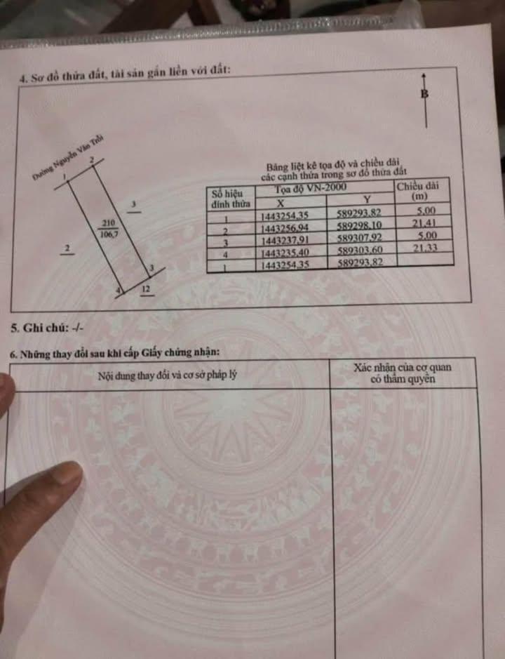Đất mặt tiền Đường Nguyễn Văn Trỗi, Phú Lâm, 105m² giá 1.3 tỷ - Cơ hội đầu tư hấp dẫn!