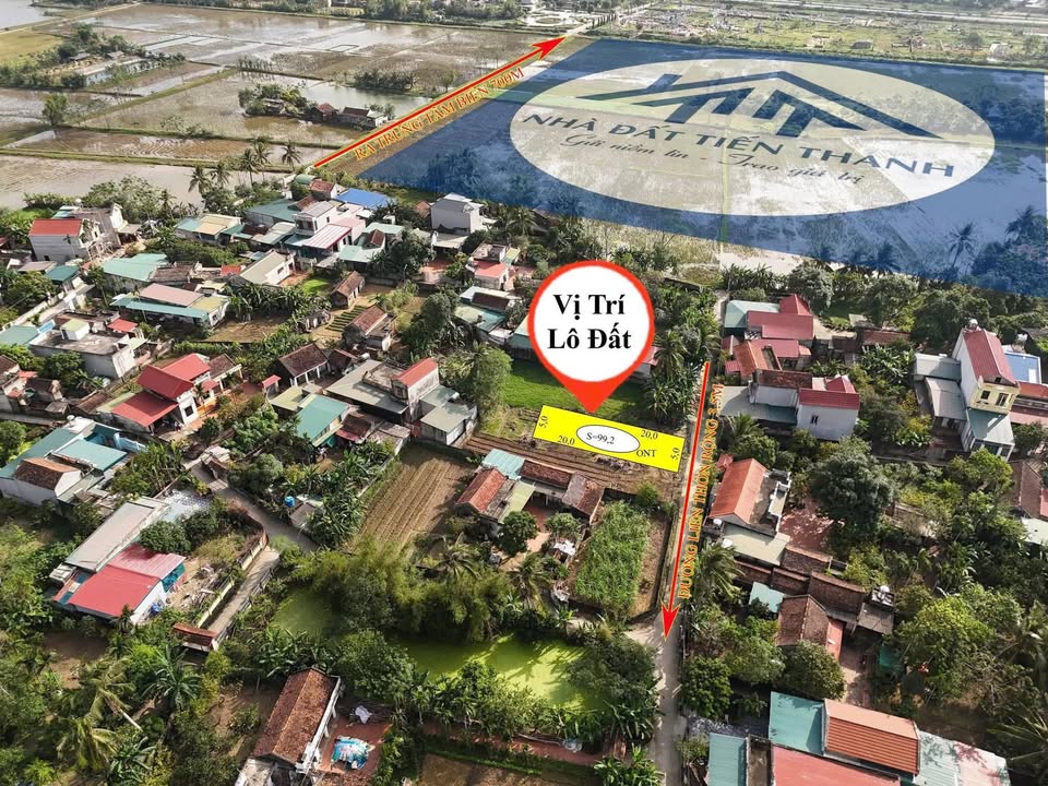 Lô đất Hoằng Tiến, Hoằng Hóa 100m² giá 600 triệu - Cơ hội đầu tư tuyệt vời!