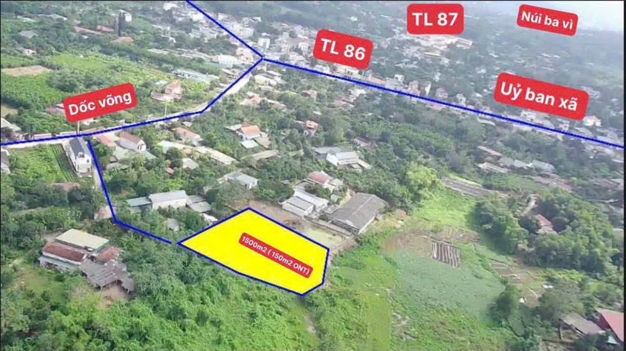 Đất Ba Trại, Ba Vì 1451m² giá chỉ 4 tỷ - Cơ hội đầu tư hiếm có!