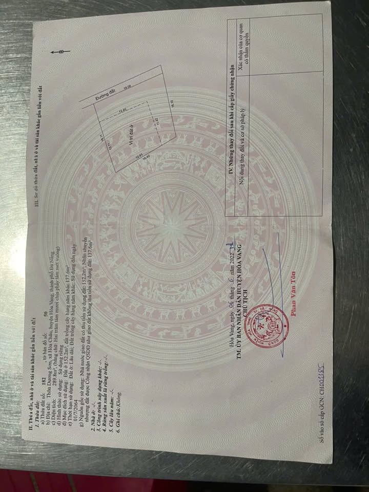 Đất nền 550m² tại phường Hòa Xuân, Đà Nẵng - Đầu tư sinh lời nhanh!