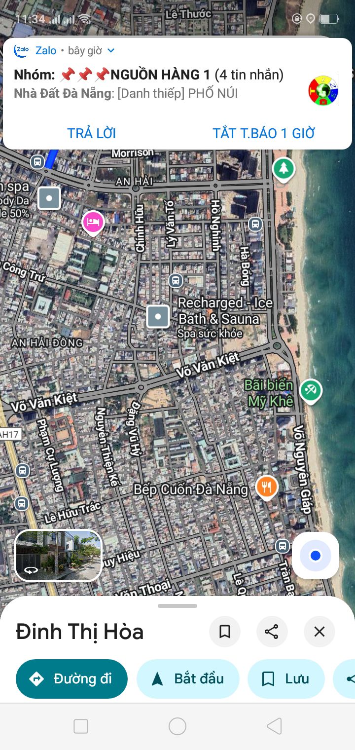 Đất mặt tiền Đinh Thị Hòa, quận Sơn Trà 86m² giá 16.2 tỷ - Cơ hội đầu tư tuyệt vời!