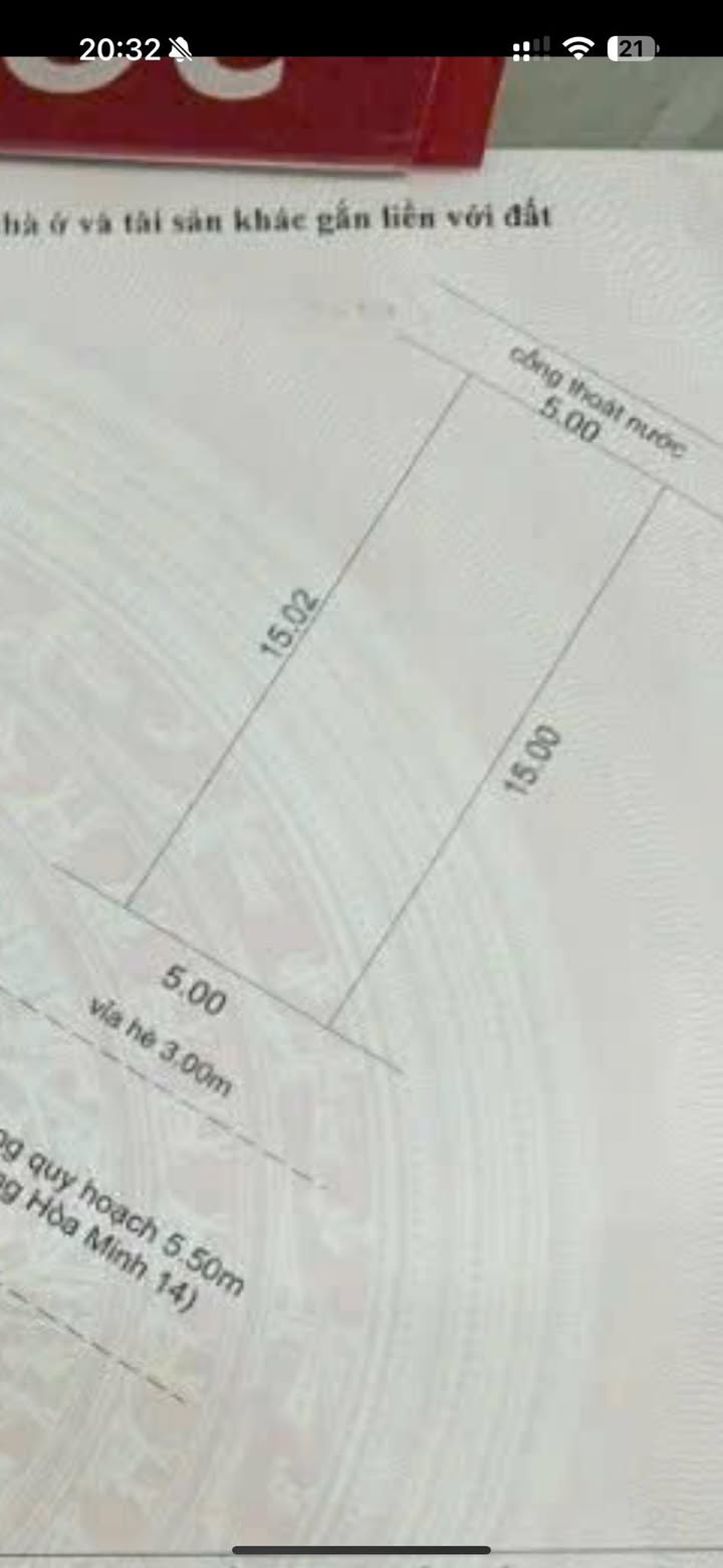 Nhà phố Hòa Minh, Đà Nẵng 75m² giá 5 tỷ - Vị trí đẹp, dân trí cao!