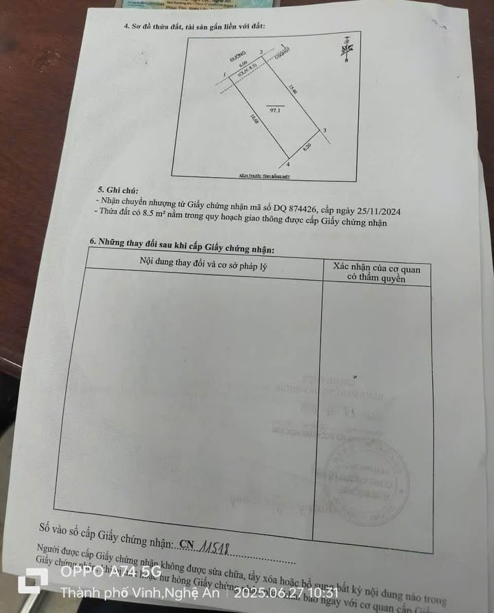 Đất nền Nghi Thái, Vinh 97m² giá 1.98 tỷ - Đường thông thoáng, vị trí đắc địa!