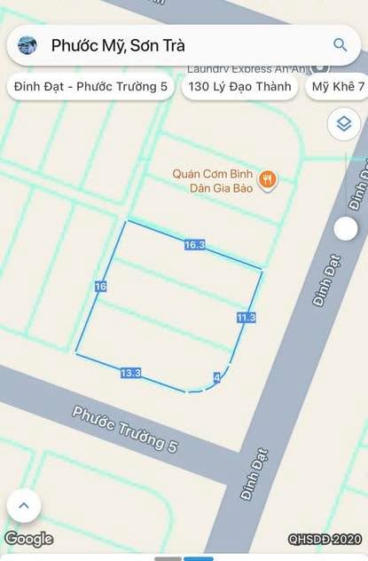 Đất nền góc 2 mặt tiền Đinh Đạt, Phước Mỹ, 265m² giá 50 tỷ - Cơ hội đầu tư hiếm có!