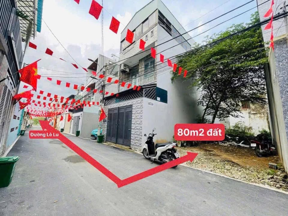 Đất mặt tiền hẻm 280 Lò Lu, phường Trường Thạnh, quận Thủ Đức - 80m² giá 5.7 tỷ, sổ hồng riêng!