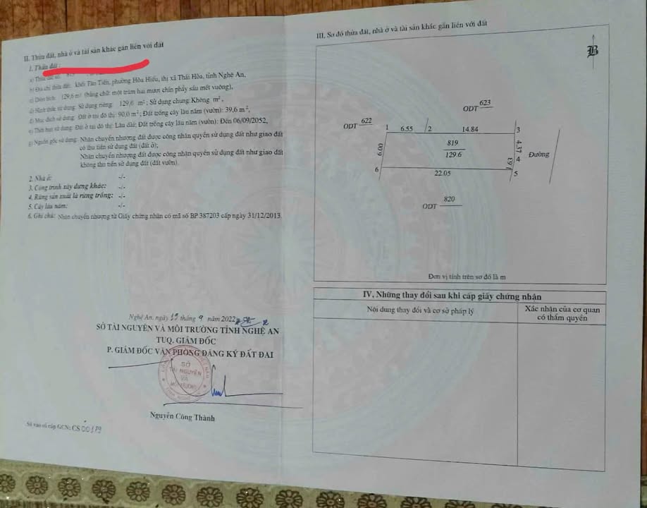 Đất nền mặt tiền đường Văn Đức Giai 129m² giá 2 tỷ - Sổ đỏ chính chủ