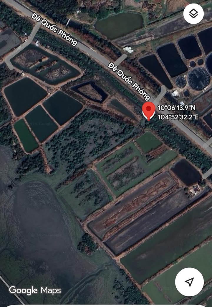 Đất mặt tiền Đê Quốc Phòng, Hòn Đất, Kiên Giang 30 công - Giá chỉ 300 triệu/công, thương lượng ngay!