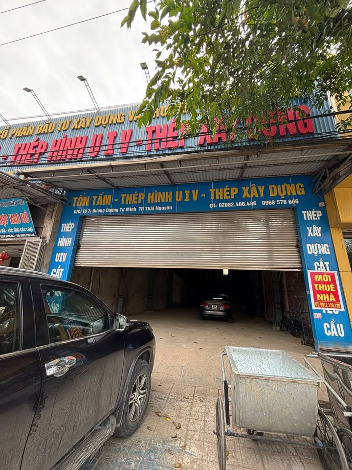 Cho thuê kho nhà xưởng mặt đường Dương Tự Minh, Thái Nguyên 300m² - Không gian rộng rãi, giao thông thuận tiện!