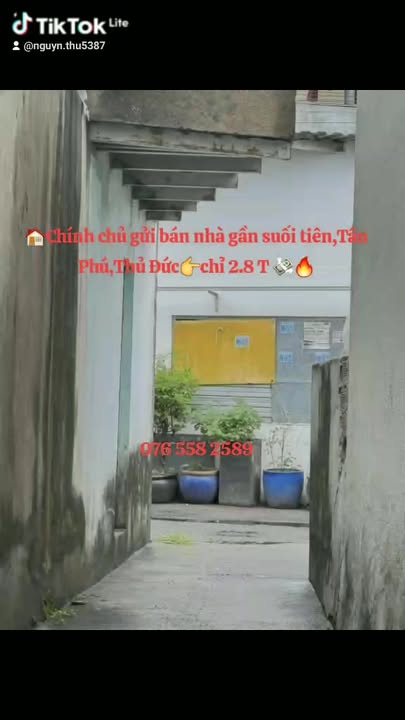 Nhà chính chủ Tân Phú, Thủ Đức 45m² giá chỉ 2.8 tỷ - Sổ hồng riêng