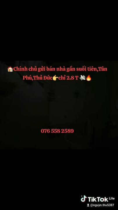 Nhà bán chính chủ tại Tân Phú, Thủ Đức 45m² giá 2.8 tỷ - Vị trí đắc địa, hỗ trợ vay!