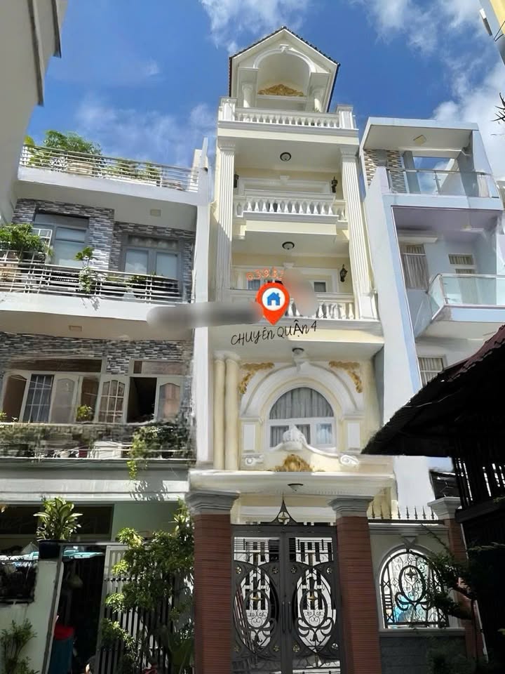 Nhà phố 5 tầng đường số P4, Q4 - 323m² giá 14.5 tỷ - Thiết kế Châu Âu sang trọng!