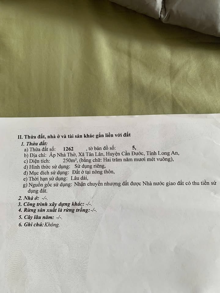 Đất thổ cư 3 mặt tiền đường tránh thị trấn Cần Đước 624m² giá 8.7 tỷ - Cơ hội đầu tư hấp dẫn!