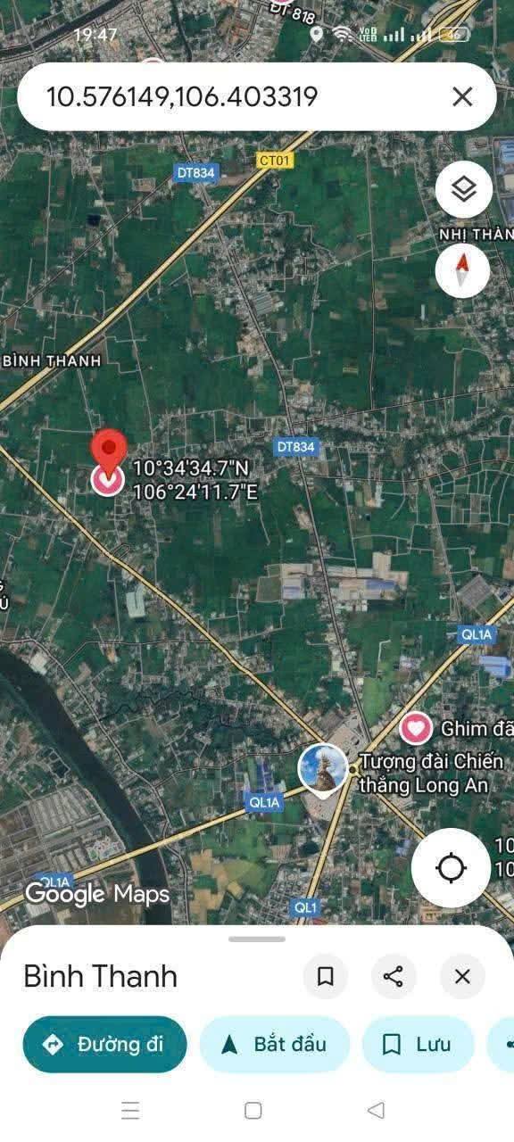 Đất nền 3 mặt tiền 5487m² tại ấp Bình Cang 2 - Giá chỉ 1.5 tỷ!