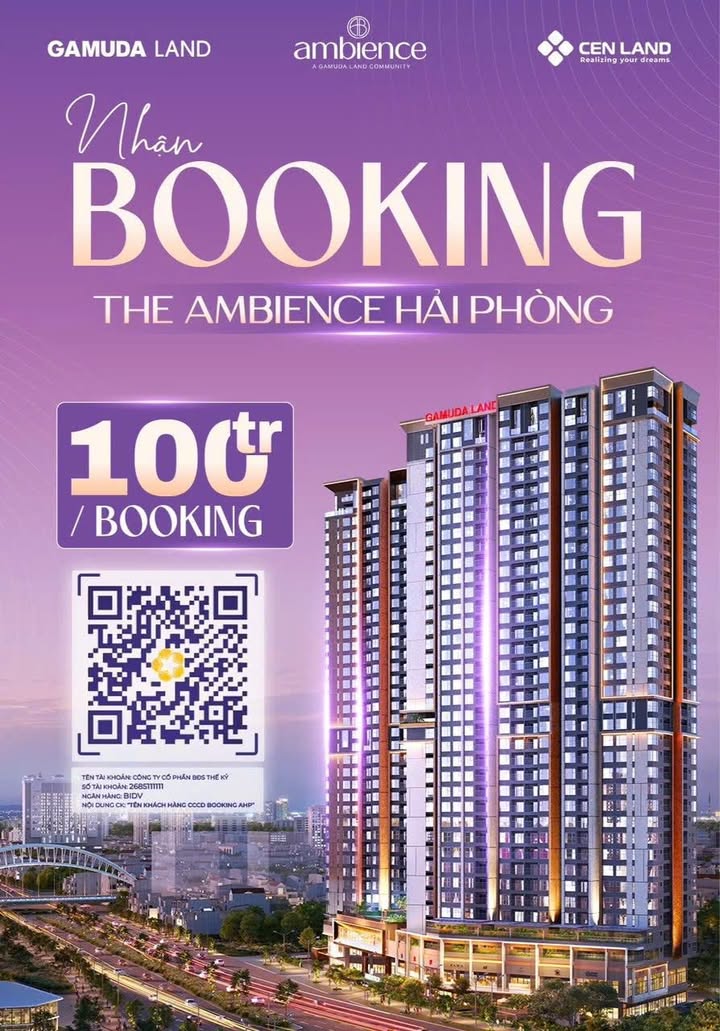 Căn hộ The Ambience Hải Phòng 11300m² giá thỏa thuận - Không gian sống xanh đẳng cấp!