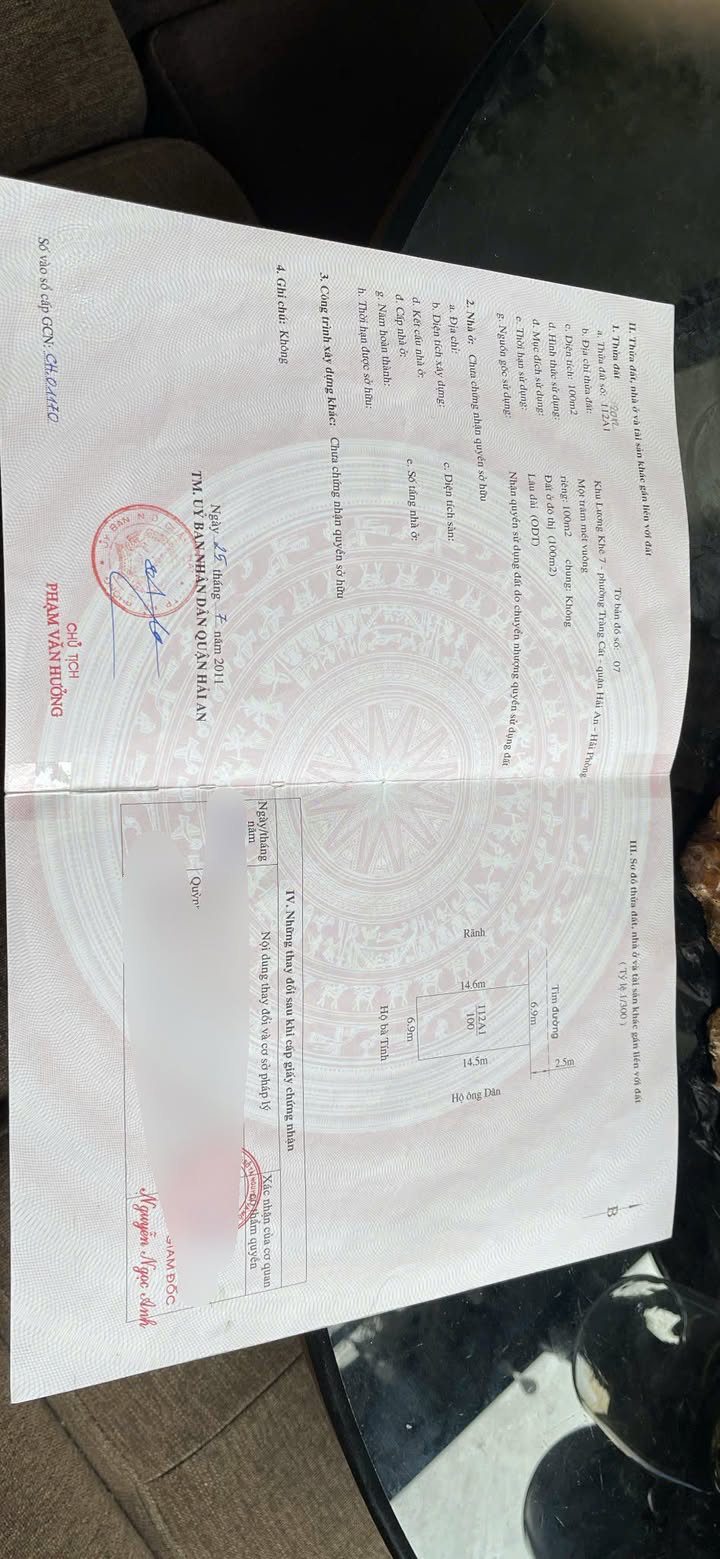 Lô đất 100m² ngõ 228 Cát Linh, Tràng Cát - Đầu tư sinh lời ngay!