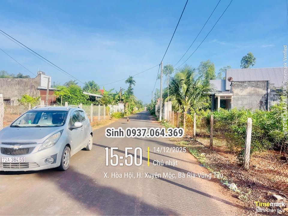 Đất nền Hòa Hội - Xuyên Mộc 450m² giá 1.25 tỷ - Vị trí đắc địa, tiện ích đầy đủ!