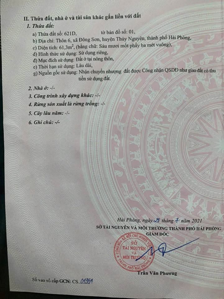 Đất nền phường Lưu Kiếm 61m² giá 800 triệu - Pháp lý rõ ràng, không lỗi phong thủy!