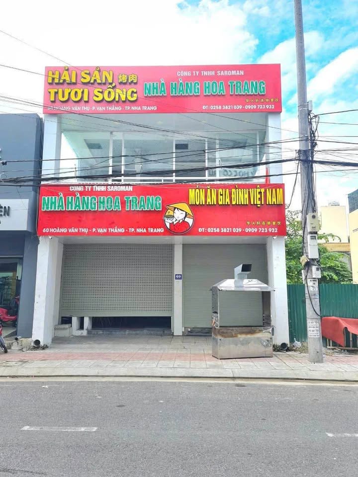 Nhà mặt tiền đường Hoàng Văn Thụ Nha Trang 303m² giá 46 tỷ - Đầu tư sinh lời!