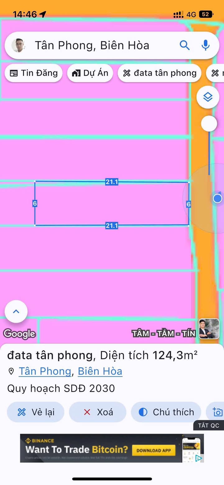 Đất nền phường Tân Phong, Biên Hoà 126m² giá 2.99 tỷ - Sổ hồng chính chủ, xây dựng tự do!