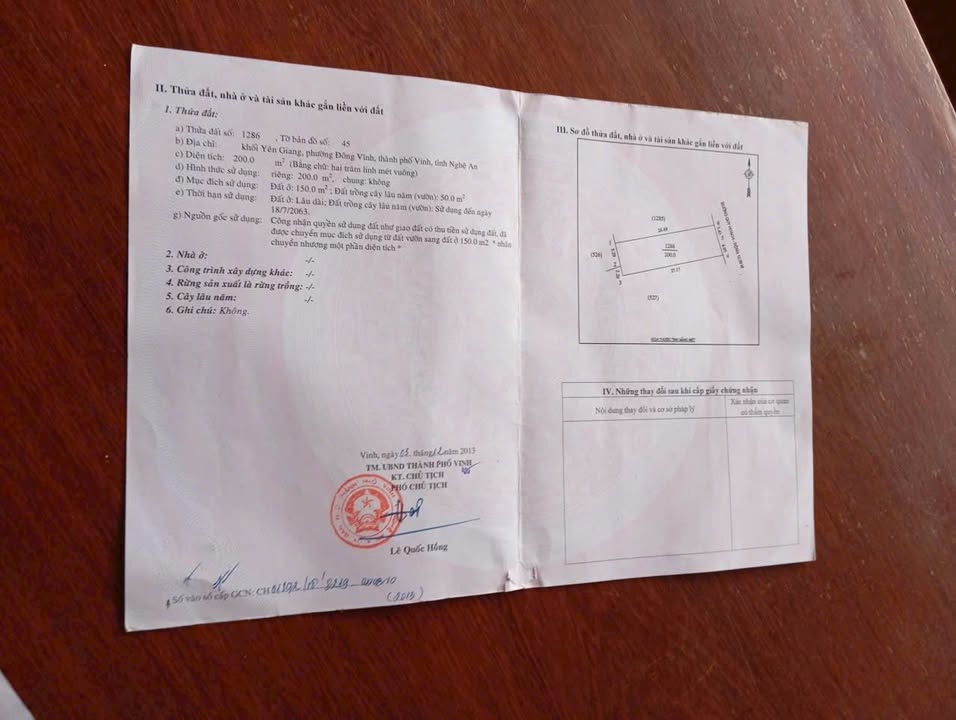 Đất nền đầu tư tại Phường Đông Vĩnh, TP Vinh - Diện tích 400m², giá thỏa thuận