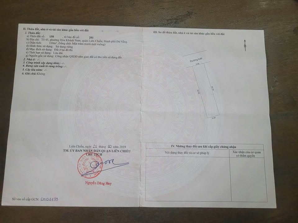 Đất nền đường Đà Sơn 2, Hòa Khánh Nam, 110m² - Giá 2.69 tỷ, Thương lượng ngay!