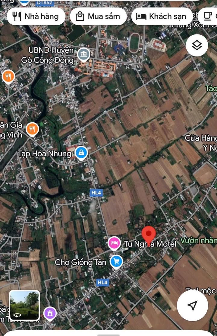 Đất nền mặt tiền Giồng Tân, Tăng Hòa, Gò Công Đông 205m² giá 570 triệu - Sổ đỏ chính chủ, đầu tư sinh lời!