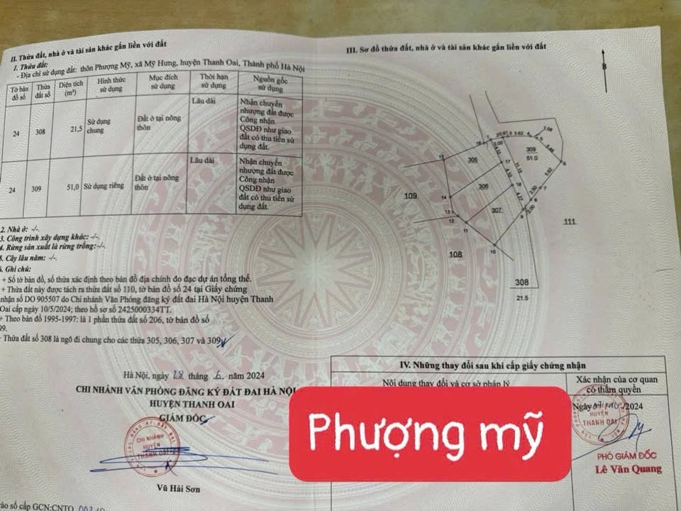 Đất nền lô góc Thôn Phượng Mỹ, xã Tam Hưng 51m² giá 4 tỷ - Cơ hội đầu tư tuyệt vời!