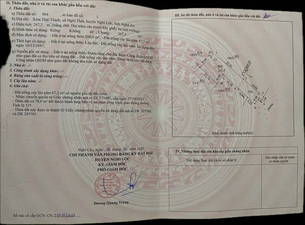 Đất mặt tiền Lê Viết Thuật, Nghi Phong 267m² giá 6.95 tỷ - Cơ hội đầu tư hấp dẫn!