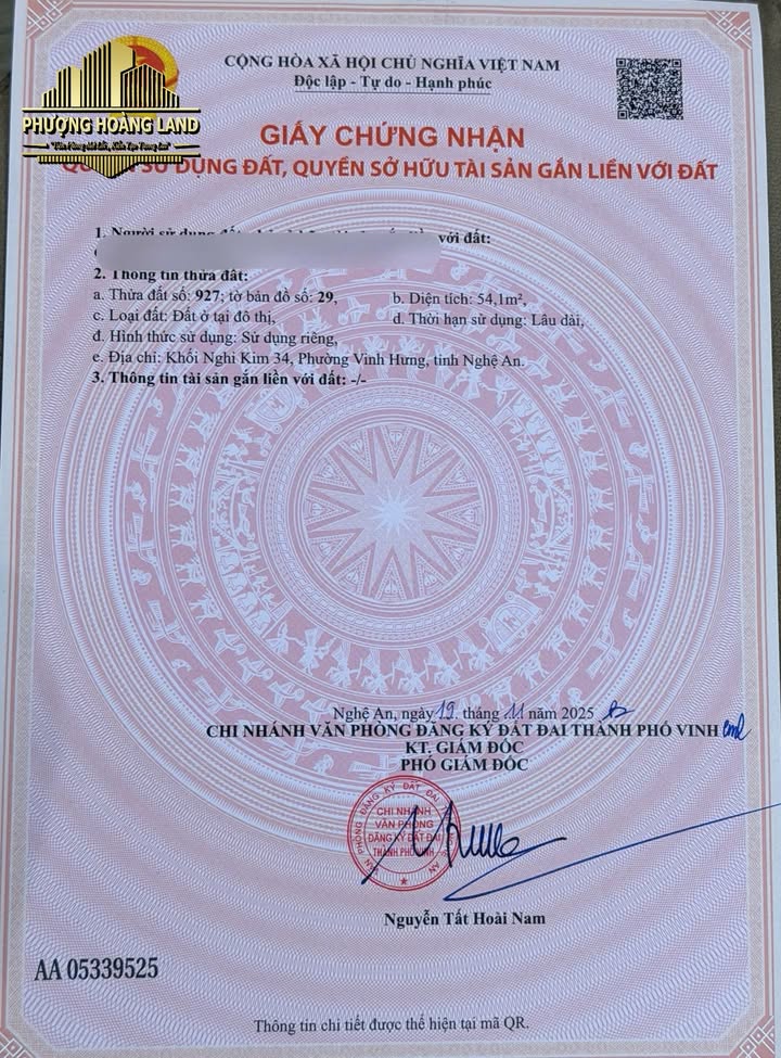 Đất nền Nghi Kim, Vinh 54.1m² giá 1.5 tỷ - Vị trí đắc địa, tiện ích đầy đủ!