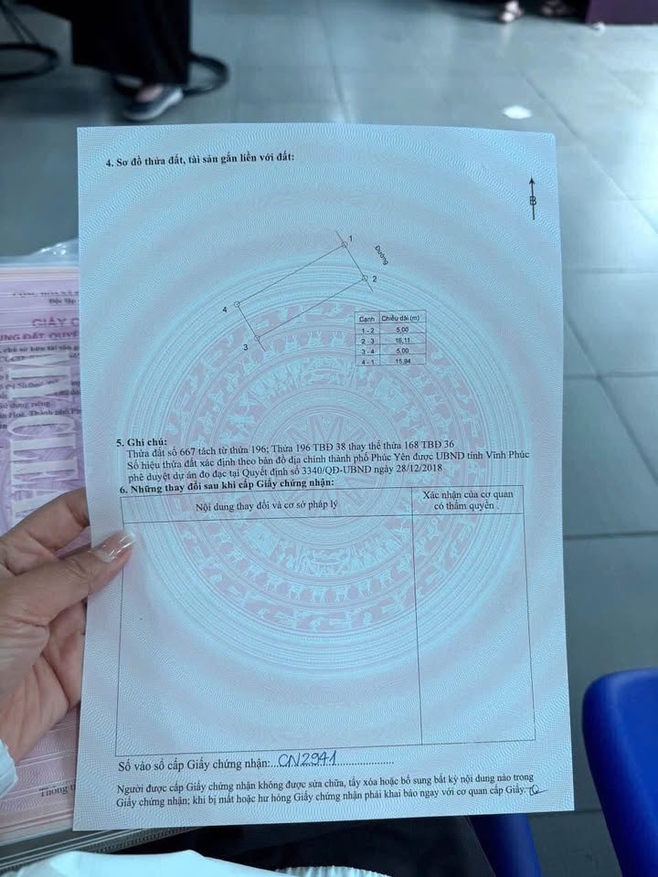 Đất thổ cư 80m² tại ngõ 39 Nguyễn Văn Linh, Phúc Yên - Giá chỉ 1.3 tỷ!