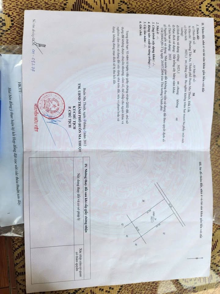 Đất nền Tân An, Buôn Ma Thuột 3000m² giá 1.55 tỷ - Cơ hội đầu tư hấp dẫn!