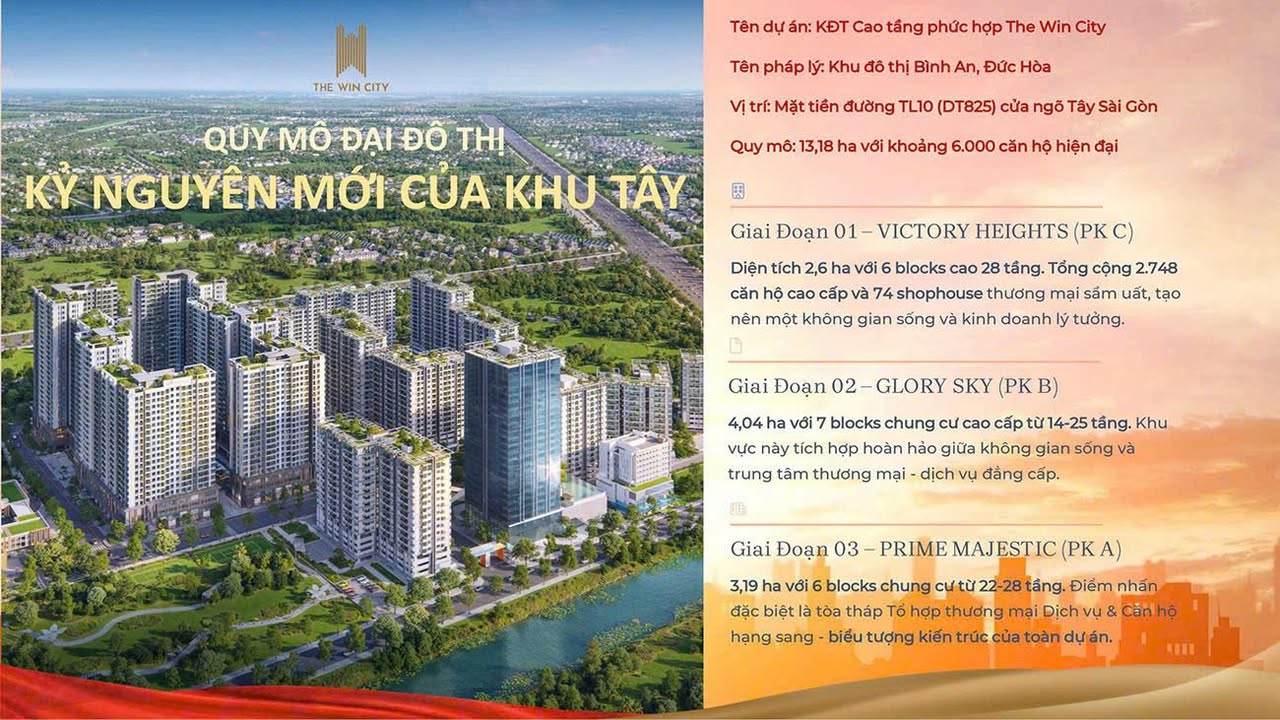 Căn hộ The Win City Đức Hòa 37m² - Nhận nhà ngay chỉ với 20 triệu!