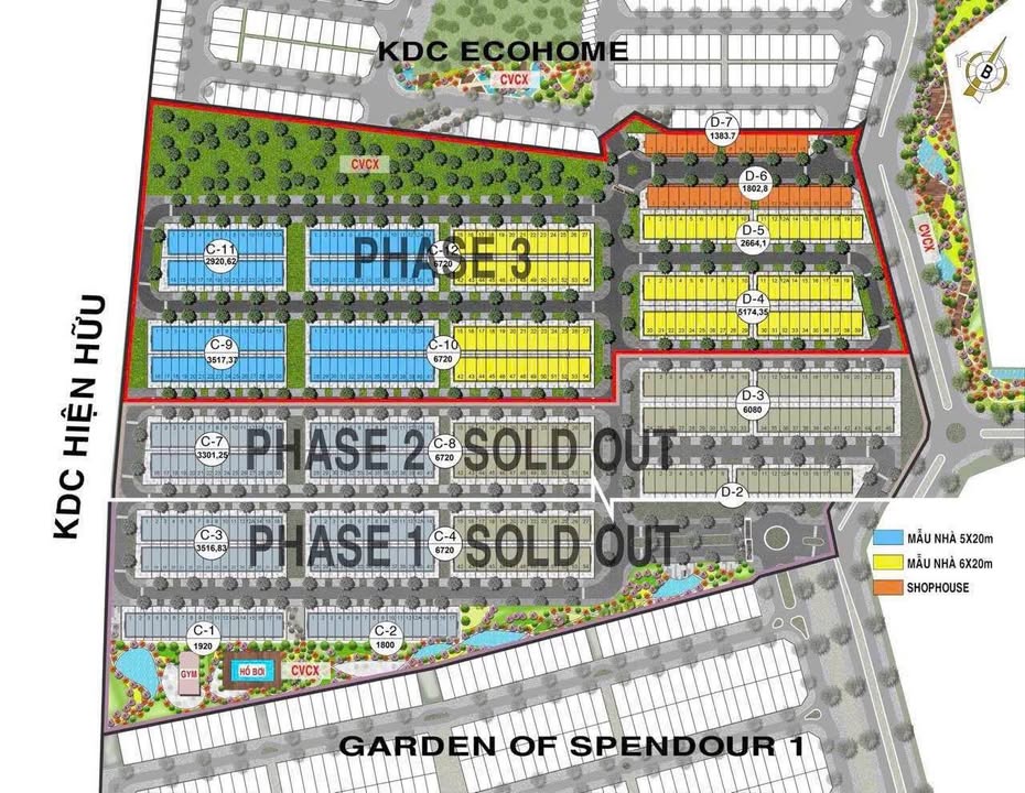 Nhà phố Vườn Thiên Đàng 2 Bến Cát 100m² giá 2.9 tỷ - Đầu tư sinh lời hấp dẫn!