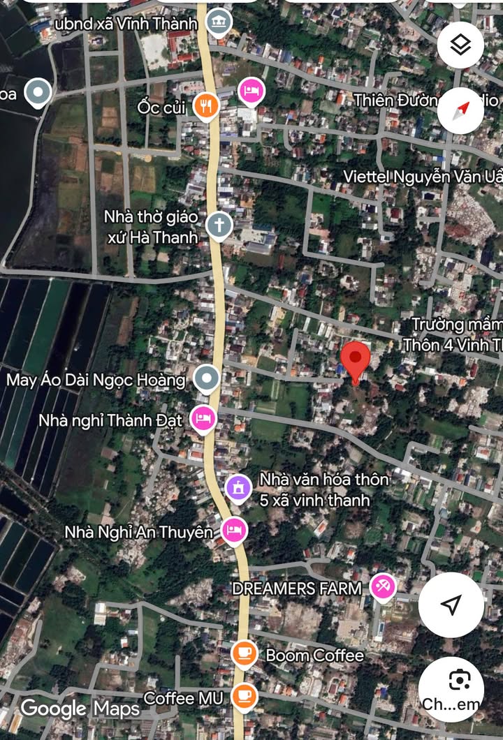 Đất nền trung tâm thôn 5 Vinh Thanh 117m² giá 380 triệu - Đầu tư sinh lời ngay!