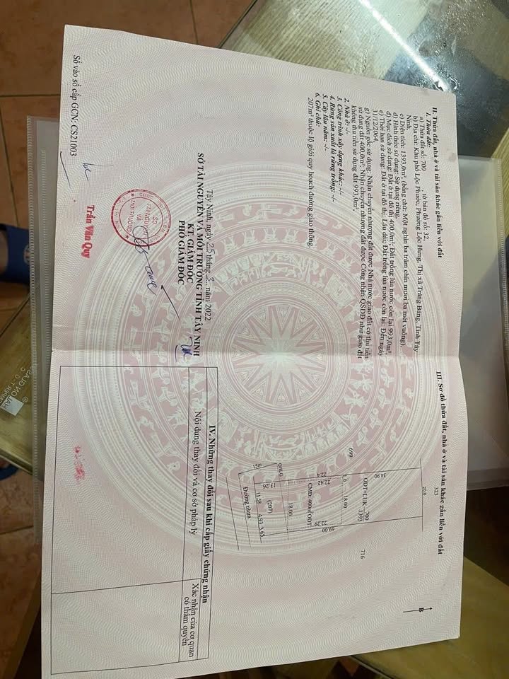 Đất mặt tiền Lộc Phước Trảng Bàng 1380m² - Giá thỏa thuận đầu tư hấp dẫn!