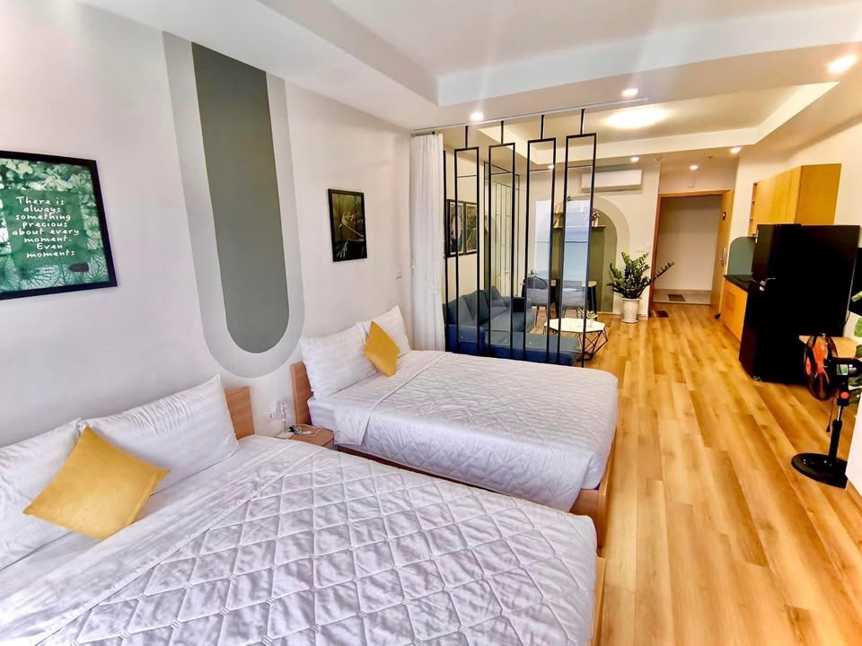 Căn hộ TMS Quy Nhơn 2 giường giá 6.5 triệu - Full nội thất, tiện nghi