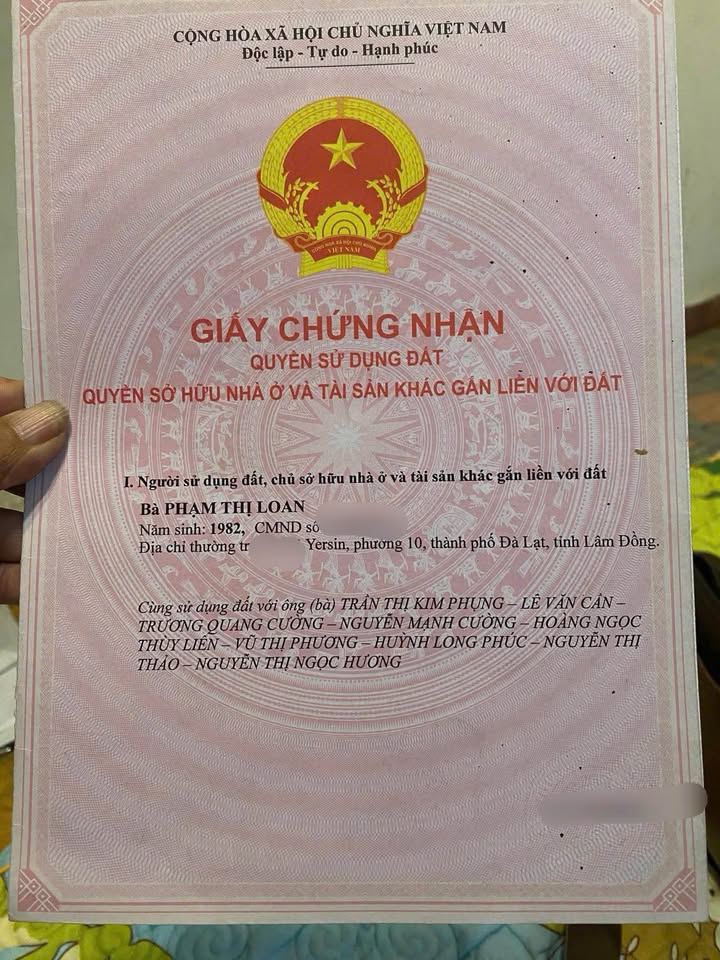 Đất NNPQ 82m² đường Cao Thắng, Đà Lạt giá 1,2 tỷ - Sổ phân quyền chính chủ!