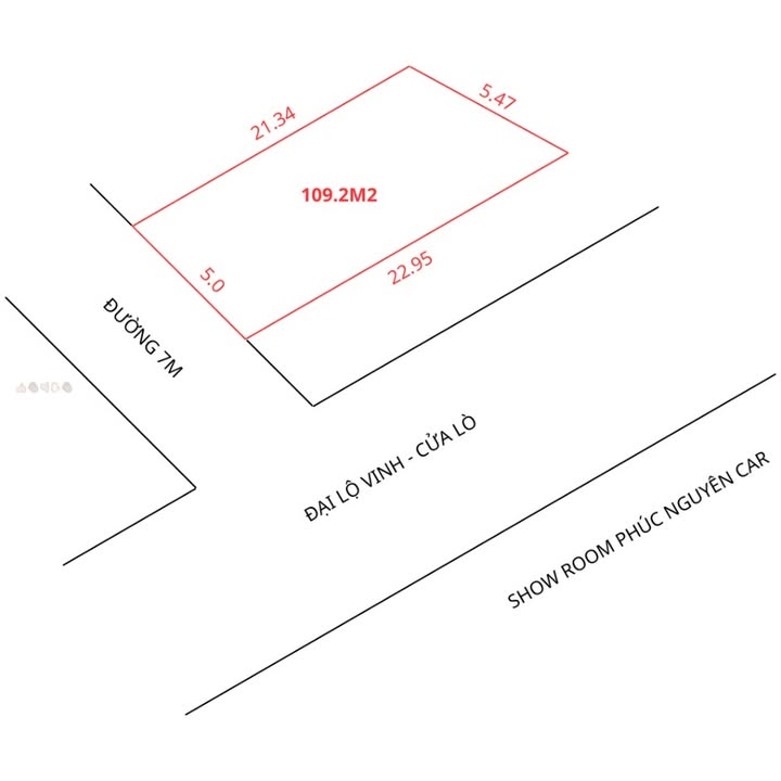 Đất nền Nghi Đức, Vinh 109.2m² giá 5.9 tỷ - Đầu tư sinh lời ngay!
