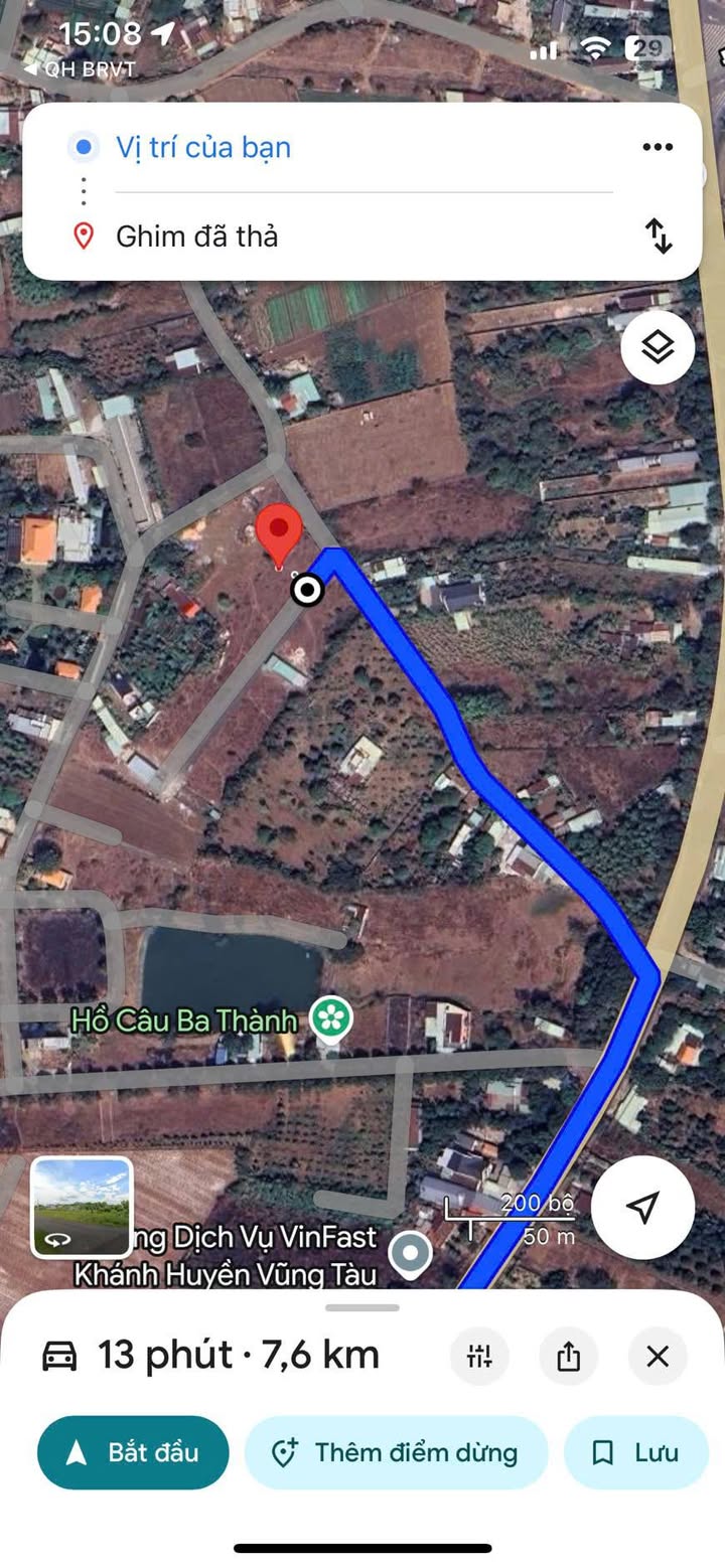 Đất thổ cư 143m² mặt tiền đường số 23, P. Tam Long - Giá chỉ 1.55 tỷ!