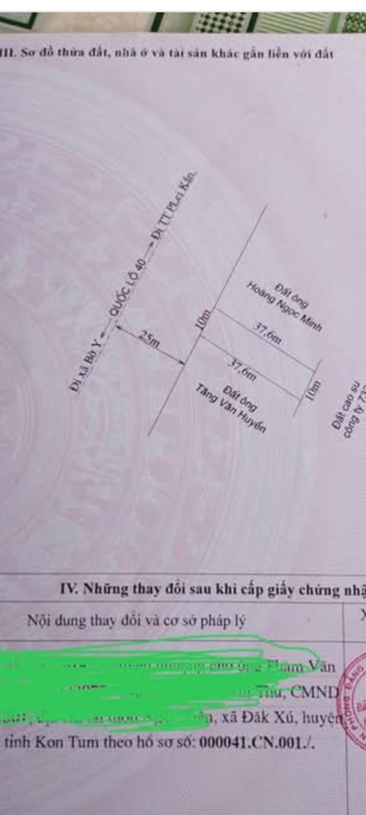 Đất nền đường Quốc lộ 40, xã Đắk Xú, 380m² giá 1.2 tỷ - Đầu tư sinh lời ngay!