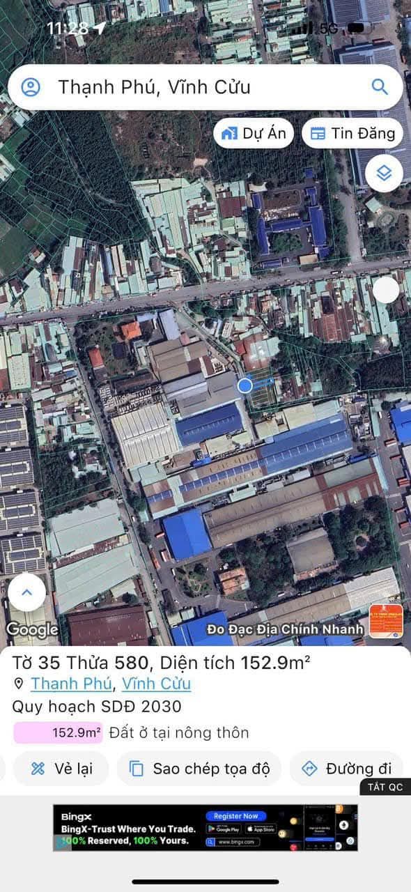 Đất thổ cư Trảng Dài 150m² giá 1.68 tỷ - Sổ hồng chính chủ, thương lượng trực tiếp!