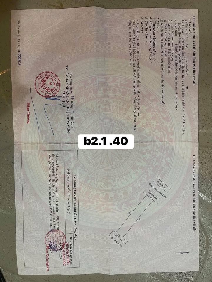 Đất Hòa Liên 4, Đà Nẵng 140m² giá 2.8 tỷ - Sát lô góc đường nhựa!